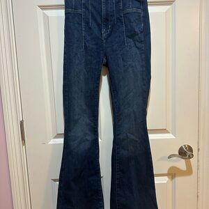 Free People Women's Dark Blue Jeans